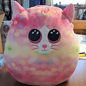 Ty Pink and Yellow Cat Plush Toy/ BUNDLE ONLY